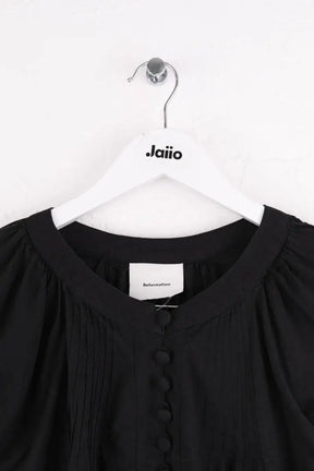 Blouse Reformation Noir en Coton