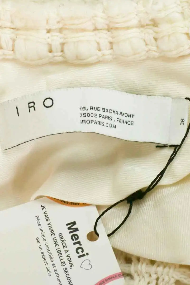 Veste Iro Beige en Coton