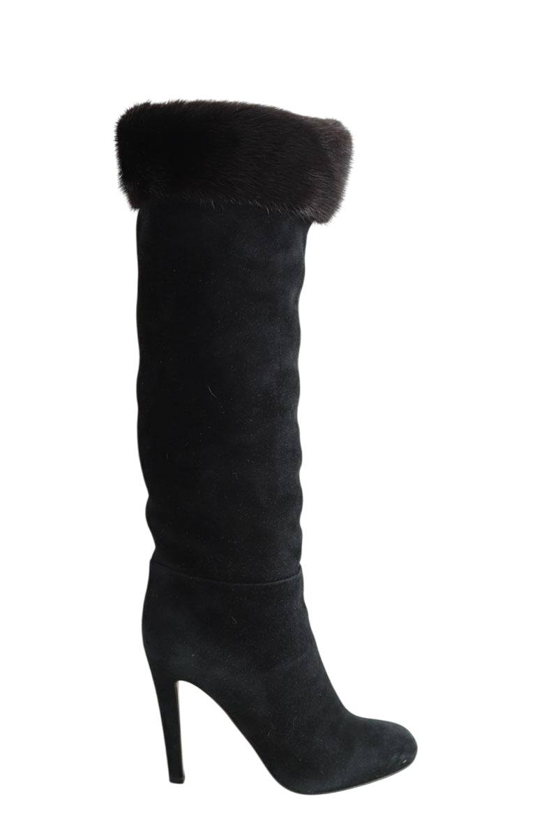 Boots fourées Sergio Rossi  Noir