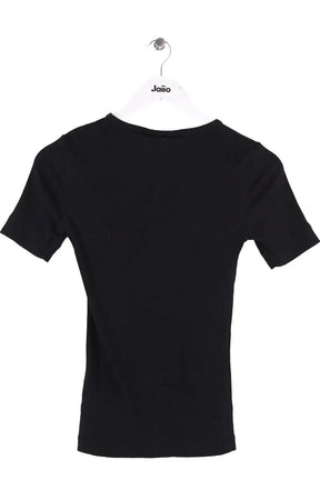T-shirt Ganni Noir en Coton