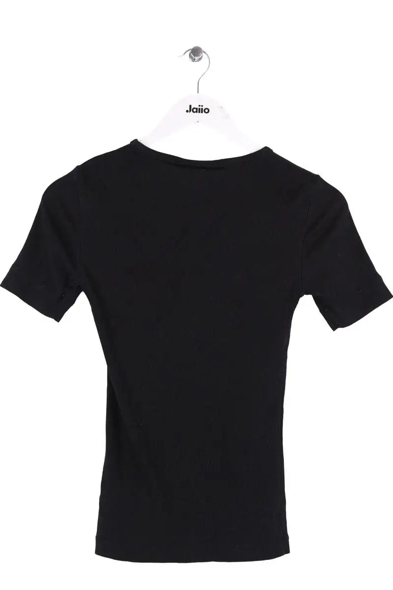 T-shirt Ganni Noir en Coton