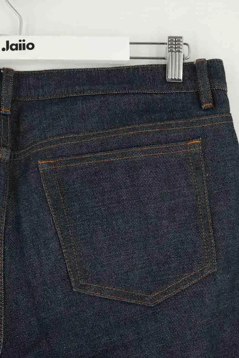 Jean droit APC Marine en Coton