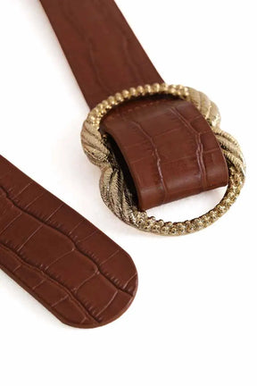 Ceinture en cuir Sézane Marron en Cuir