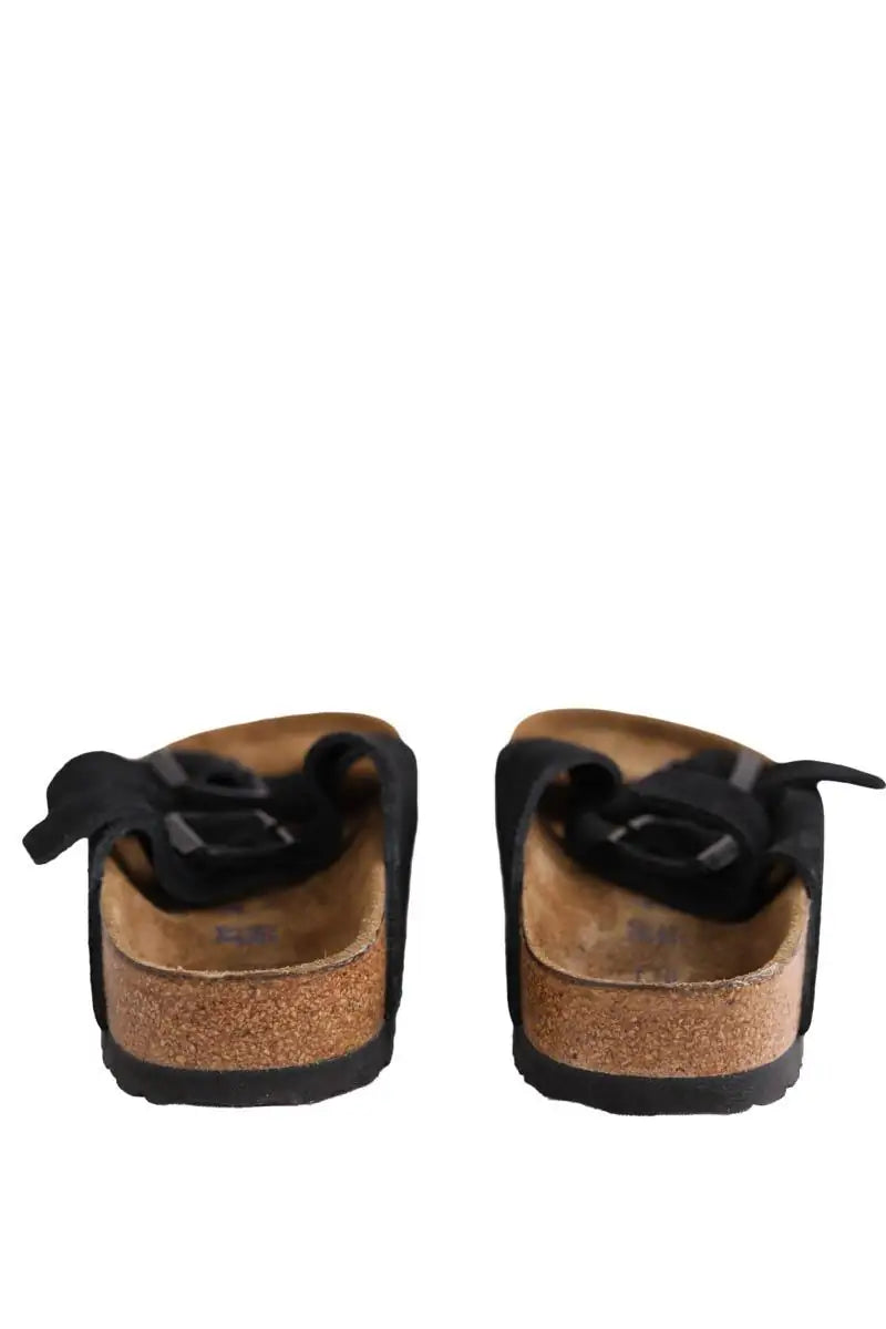 Mules Birkenstock Noir en Daim