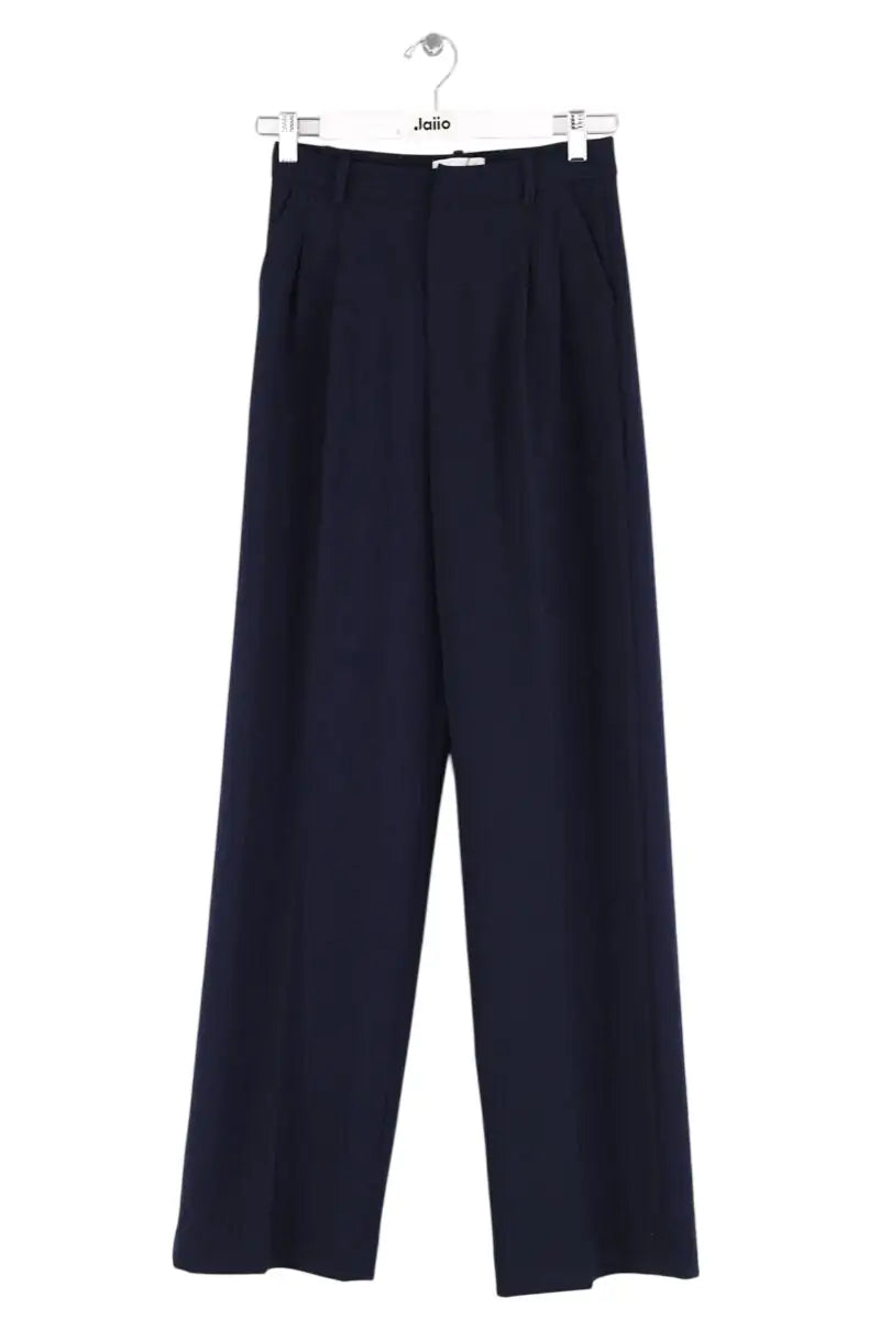Pantalon large Figaret Marine en Synthétique, taille XS - Seconde Main