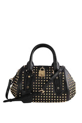 Sac à bandoulière Burberry Prorsum Blaze Studded Bowling Noir en Cuir - Seconde Main