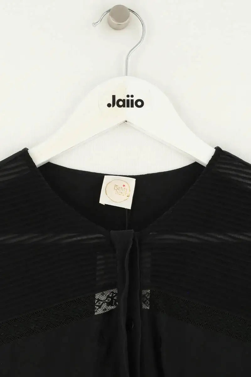 Chemise Des Petits Hauts Noir en Synthétique
