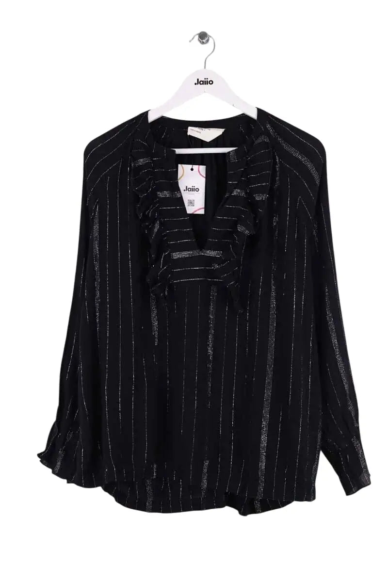 Blouse Leon & Harper Noir en Cachemire, taille M - Seconde Main