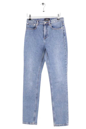 Jean slim APC High Bleu en Coton, taille XS - Seconde Main