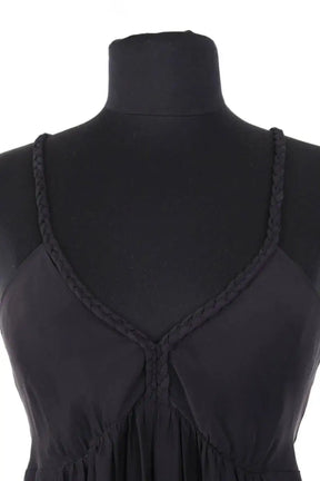 Robe Sandro Noir en Soie