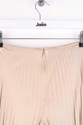 Pantalon droit Emanuel Ungaro Beige en Synthétique