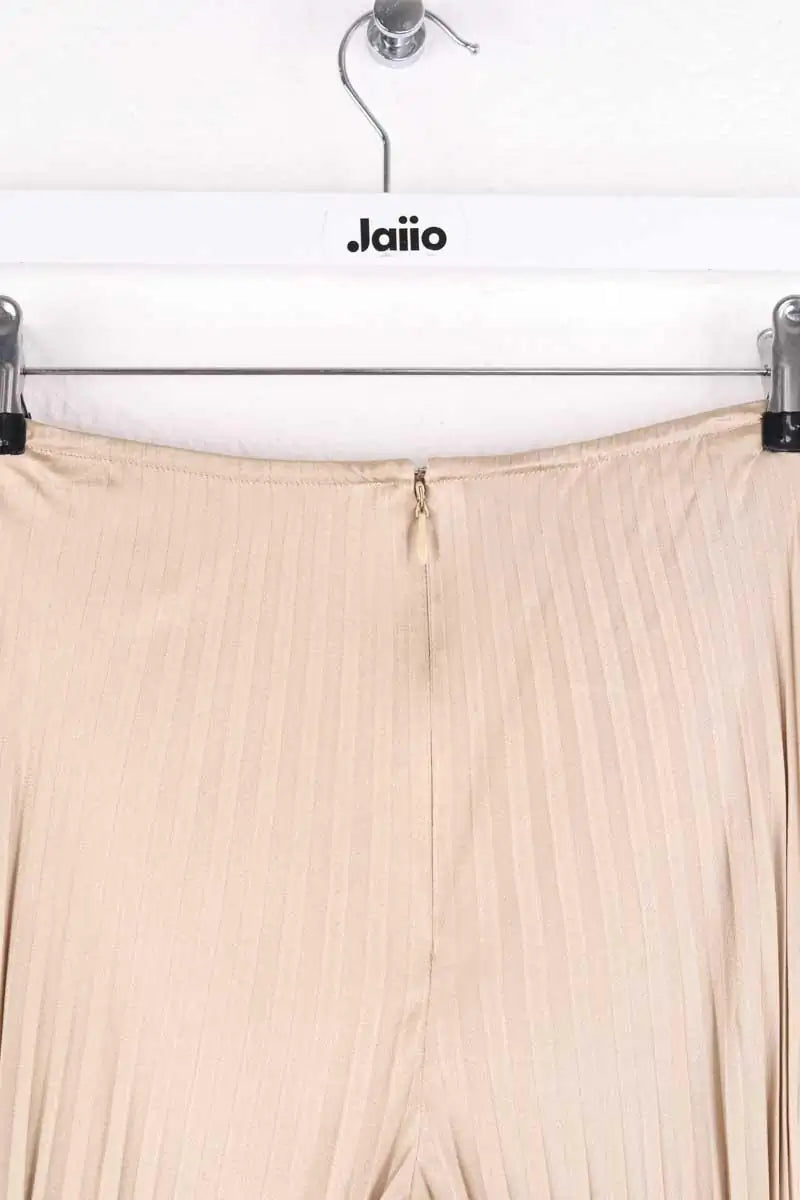 Pantalon droit Emanuel Ungaro Beige en Synthétique