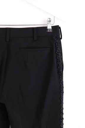 Pantalon droit Junya Watanabe Noir en Laine