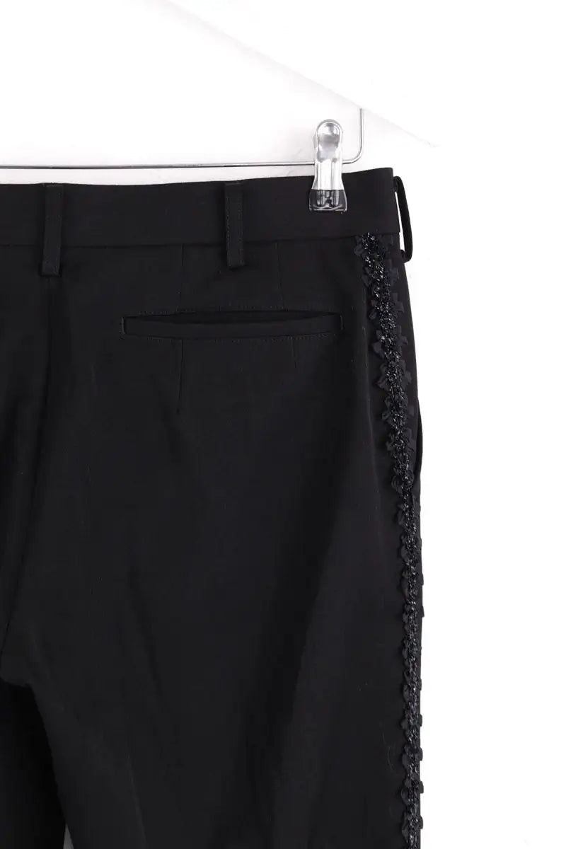 Pantalon droit Junya Watanabe Noir en Laine