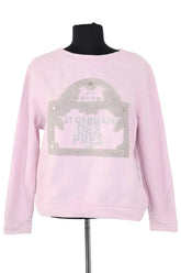 Sweatshirt Maje Violet en Coton, taille S - Seconde Main