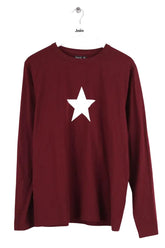 T-shirt Agnès B. Bordeaux en Coton, taille L - Seconde Main