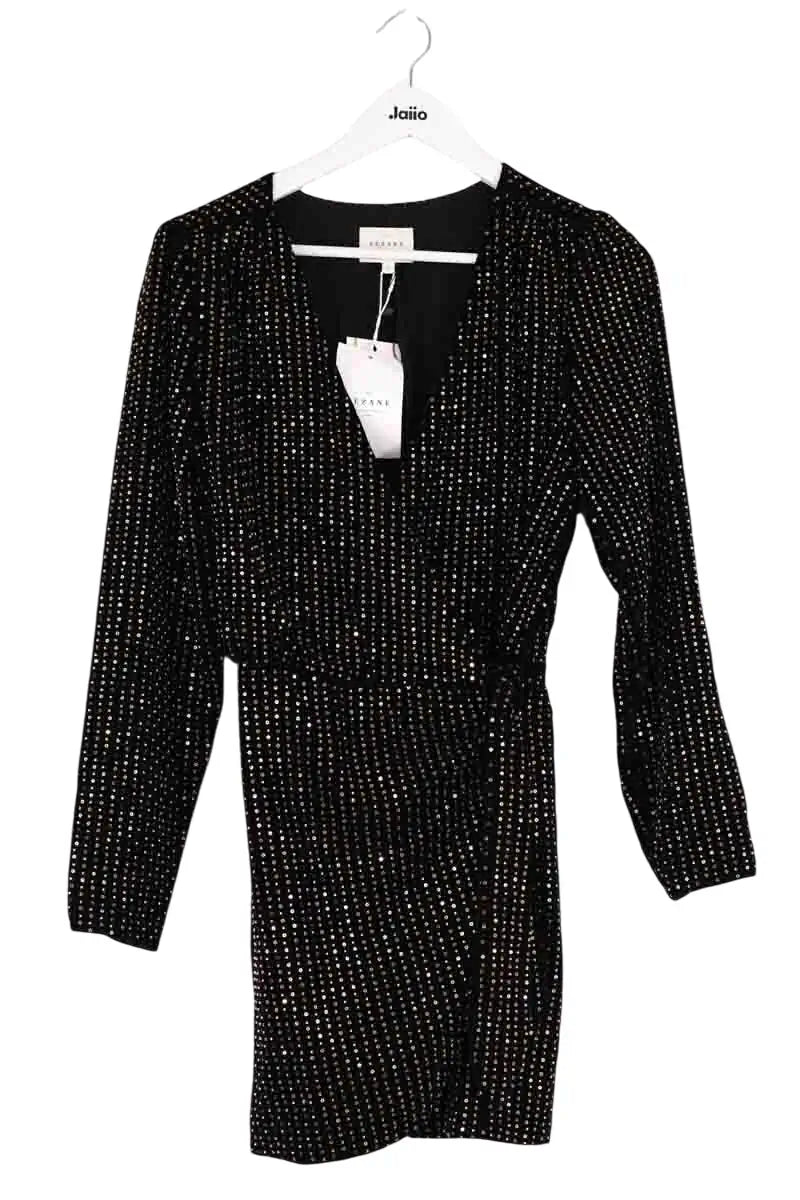 Robe Sézane Nolita Noir en Coton, taille S - Seconde Main