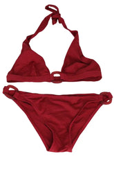 Maillot de bain Dnud Bordeaux en Synthétique, taille S - Seconde Main