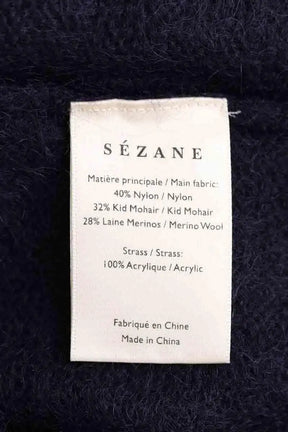 Pull Sézane Bleu en Synthétique
