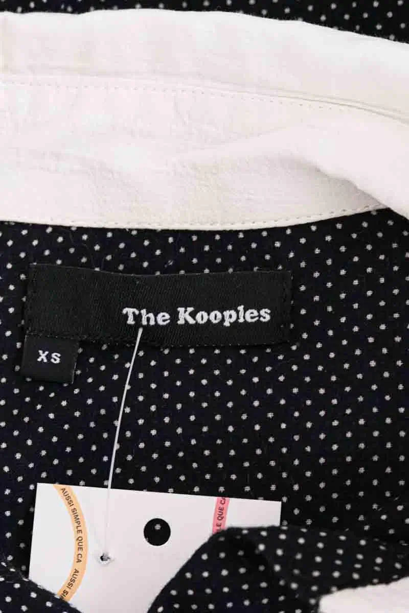 Blouse The Kooples Noir en Coton