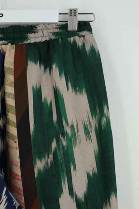Pantalon droit Pierre-Louis Mascia Multicolore en Soie