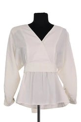 Blouse Ba&Sh Beige en Viscose, taille S - Seconde Main