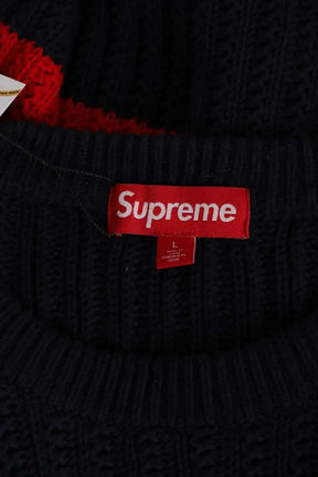 Pull Supreme Bleu en Coton