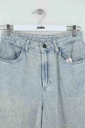 Jean large American Vintage Bleu en Coton