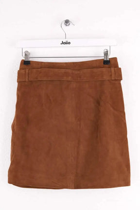 Jupe Sézane Camel en Cuir