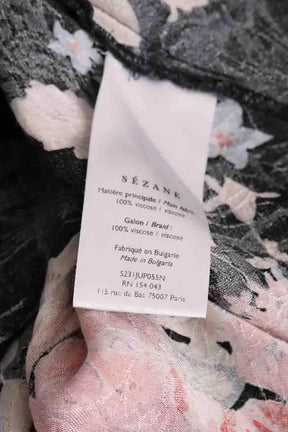 Jupe Sézane Noir en Viscose