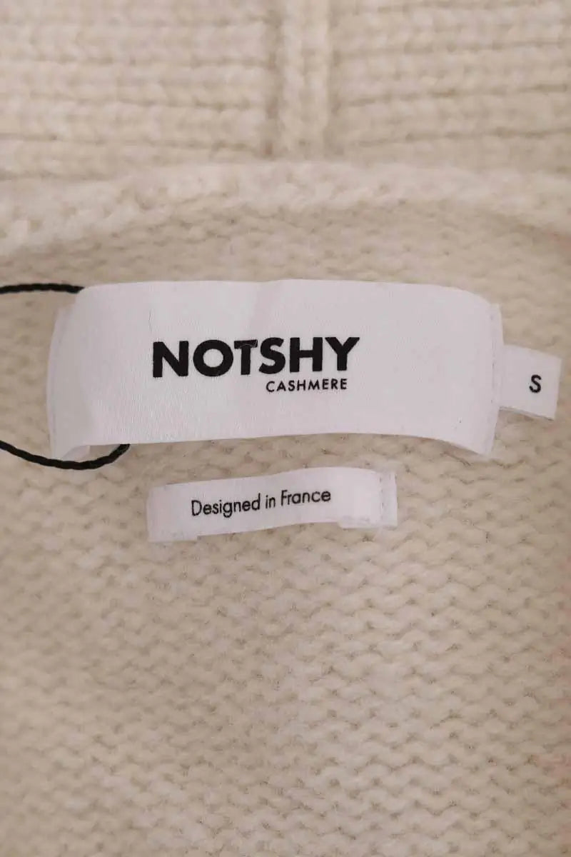 Cardigan Notshy Blanc en Laine