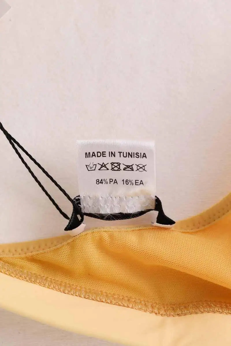Maillot de bain Albertine Jaune en Synthétique