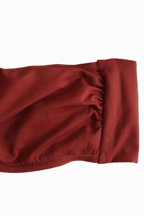 Maillot de bain Anja Bordeaux en Polyamide