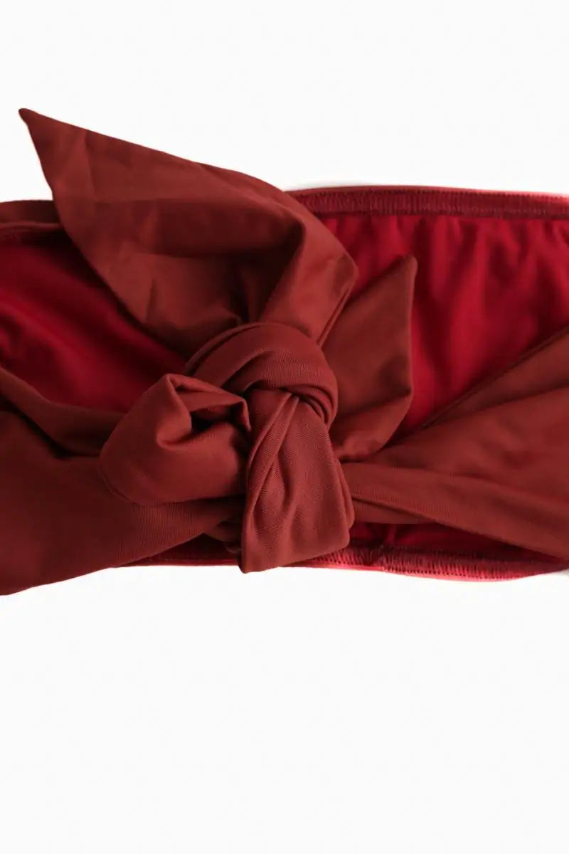 Maillot de bain Anja Bordeaux en Polyamide