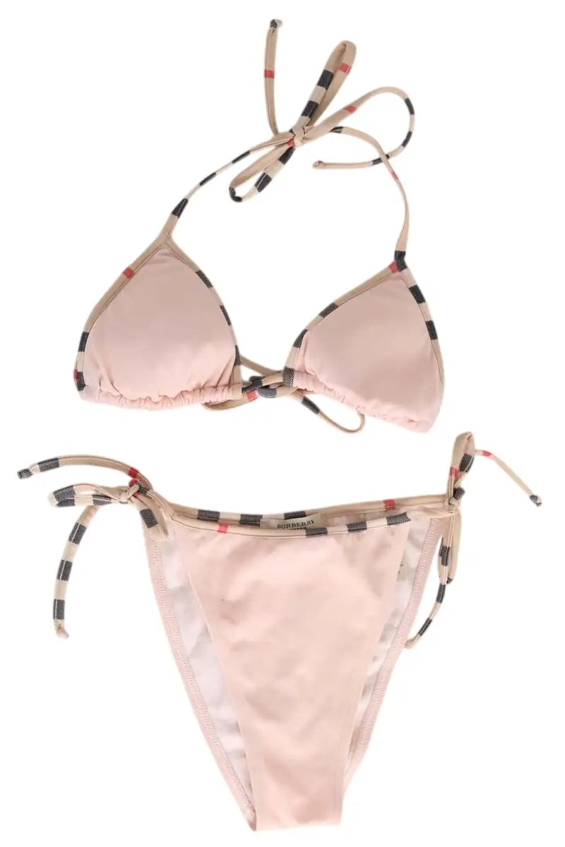 Maillot de bain Burberry Rose en Synthétique, taille S - Seconde Main