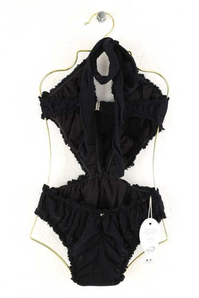 Maillot de bain Como un pez en el agua Bam Noir en Coton
