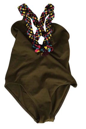 Maillot de bain Eres Kaki en Synthétique, taille S - Seconde Main