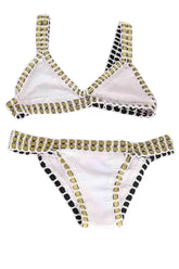 Maillot de bain Les Canebiers Blanc en Synthétique, taille S - Seconde Main
