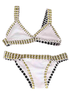 Maillot de bain Les Canebiers Blanc en Synthétique, taille S - Seconde Main