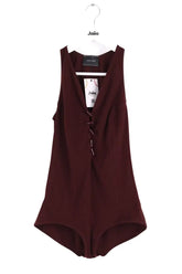 Maillot de bain Longchamp Jersey Marron en Synthétique, taille S - Seconde Main