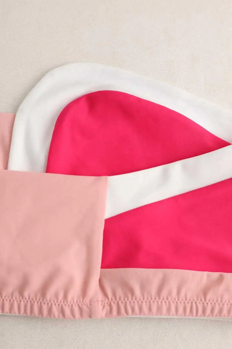Maillot de bain Luz Aurélie Rose en Polyamide