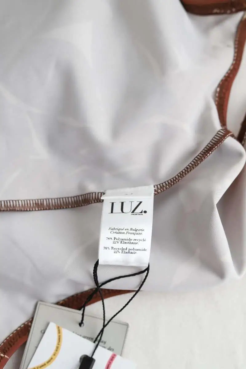 Maillot de bain Luz Cala Marron en Polyamide