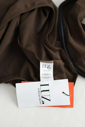 Maillot de bain Luz Chloé Marron en Polyamide