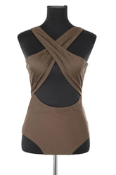 Maillot de bain Luz Chloé Marron en Polyamide, taille M - Seconde Main