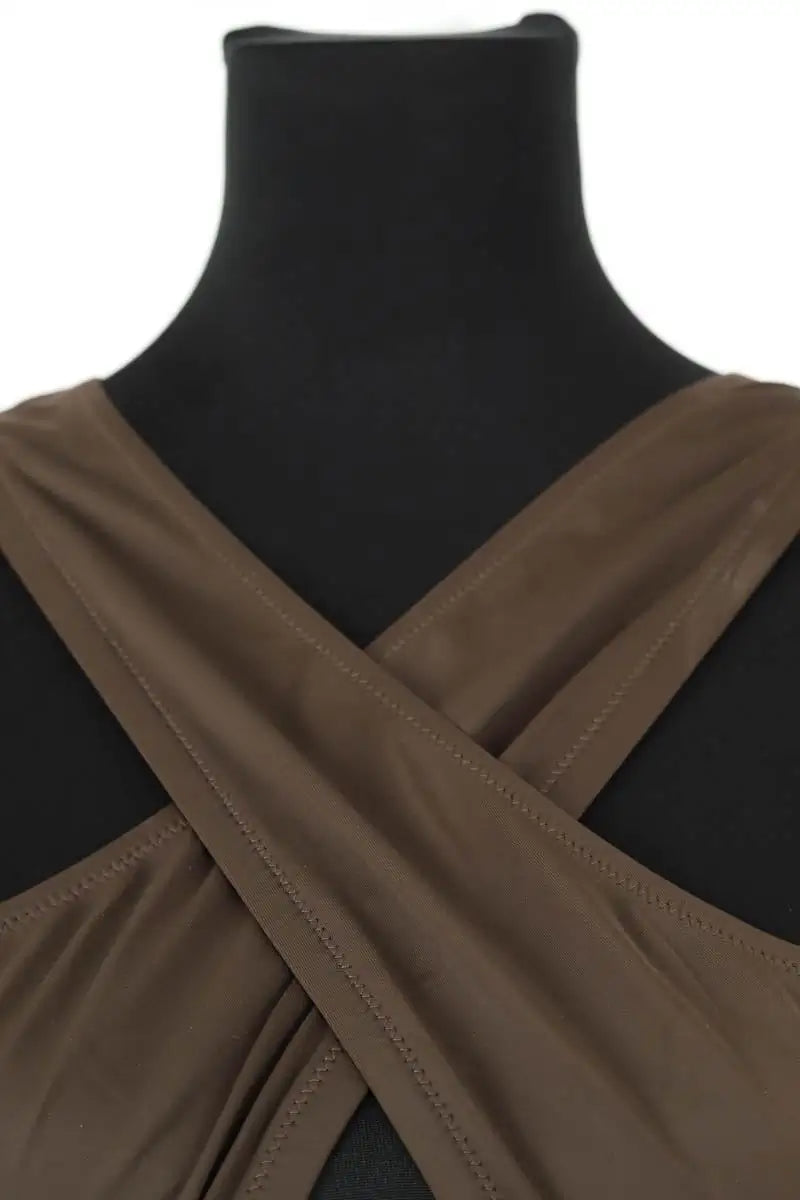 Maillot de bain Luz Chloé Marron en Polyamide