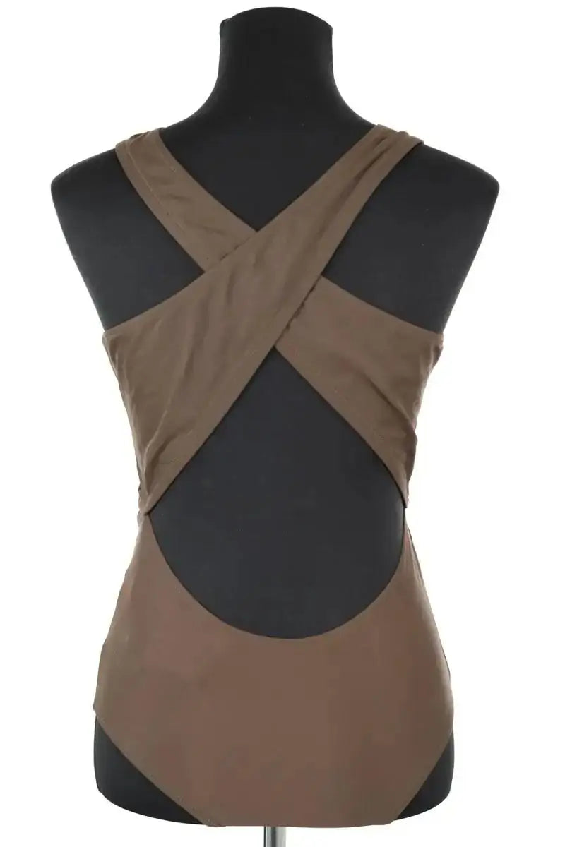 Maillot de bain Luz Chloé Marron en Polyamide