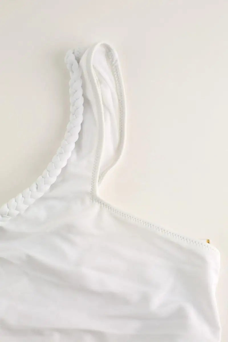 Maillot de bain Luz Constance Blanc en Polyamide