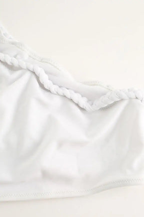 Maillot de bain Luz Constance Blanc en Polyamide