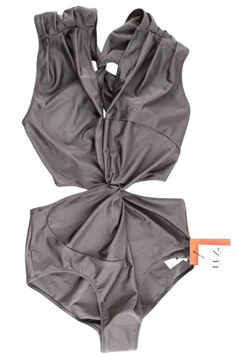 Maillot de bain Luz Doro Gris en Polyamide, taille M - Seconde Main
