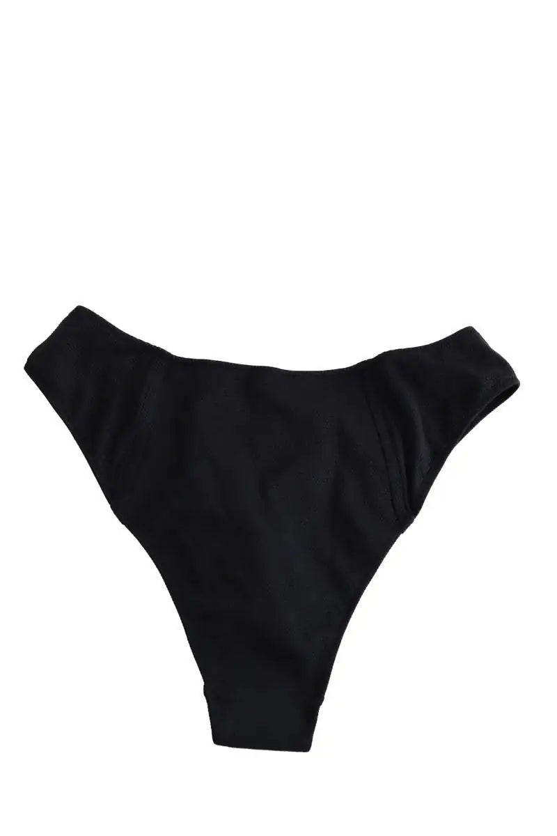 Maillot de bain Luz Frenchie Noir en Polyamide